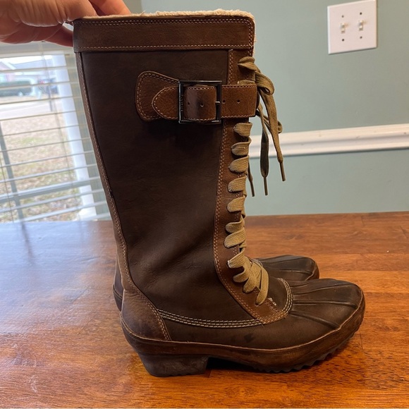 Sorel Women's Sorelia Earhart Leather Boot size 7 - Picture 5 of 8